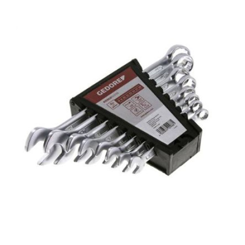 Gedore red Ring-Maulschlüssel abgewinkelt, 8-teiliges Set, 8-19 mm